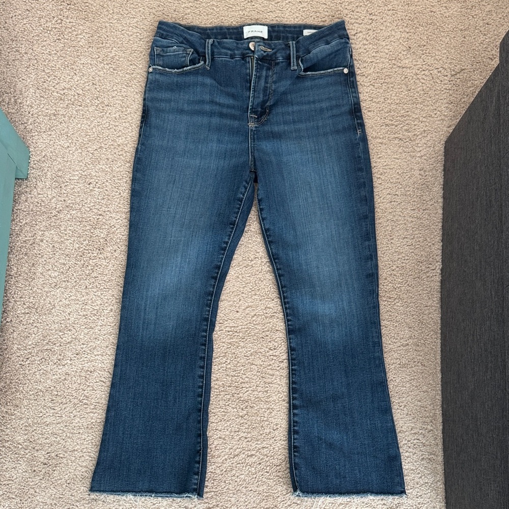 Frame Denim Le Crop Mini Boot Jeans 29